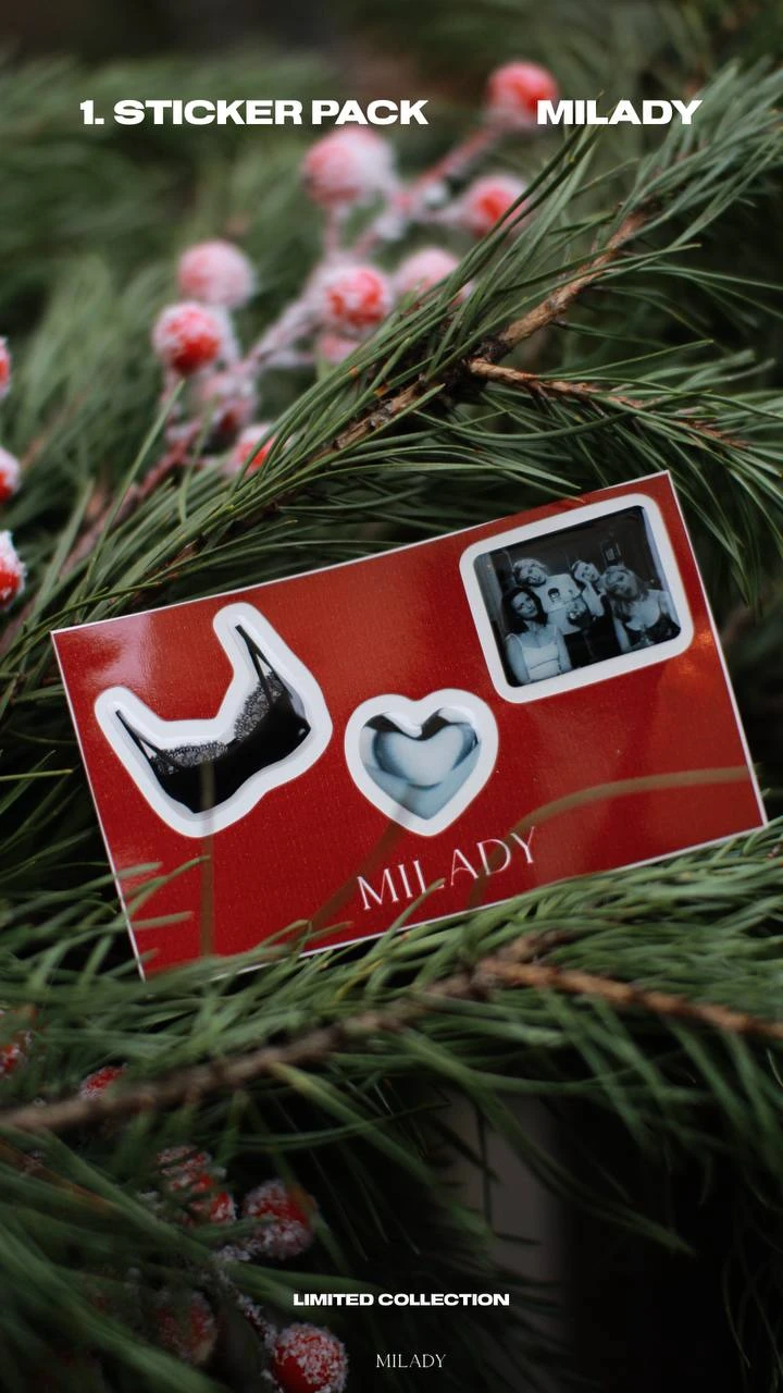Долгожданная новость — стикерпак MILADY в подарок!
